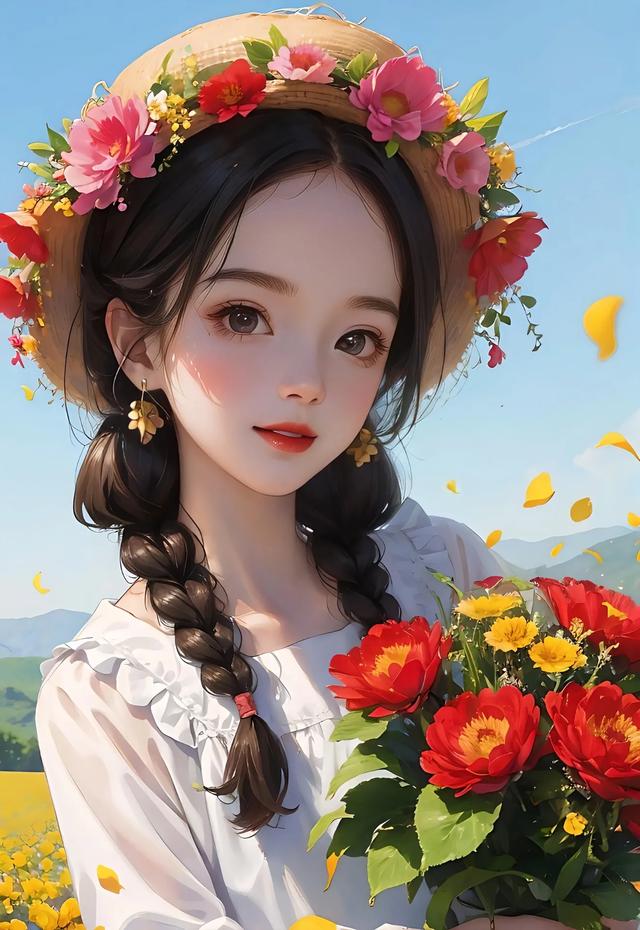 田园风女生头像壁纸