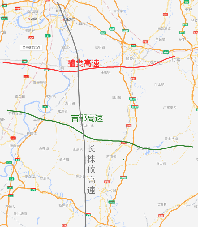 吉邵高速公路走向图图片