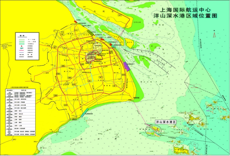 上海港区位图片