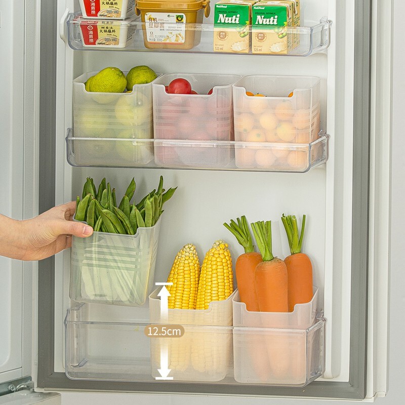 美之扣 冰箱收纳盒长方形侧门盒评测怎么样?老司机评测诉说