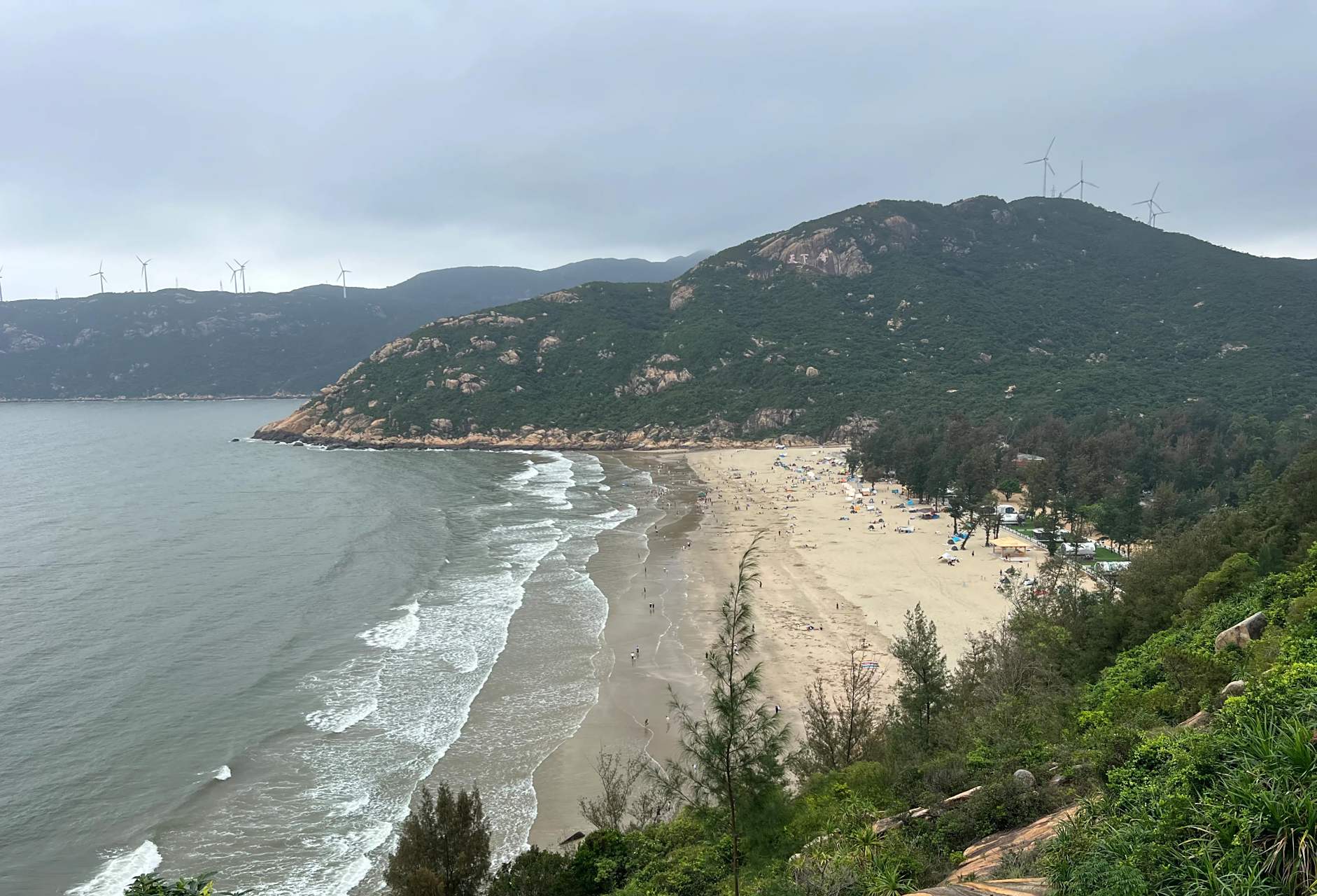 珠海身边事# #珠海旅游# 珠海金湾飞沙滩,在高栏港南水,沙滩海岸肪鞍