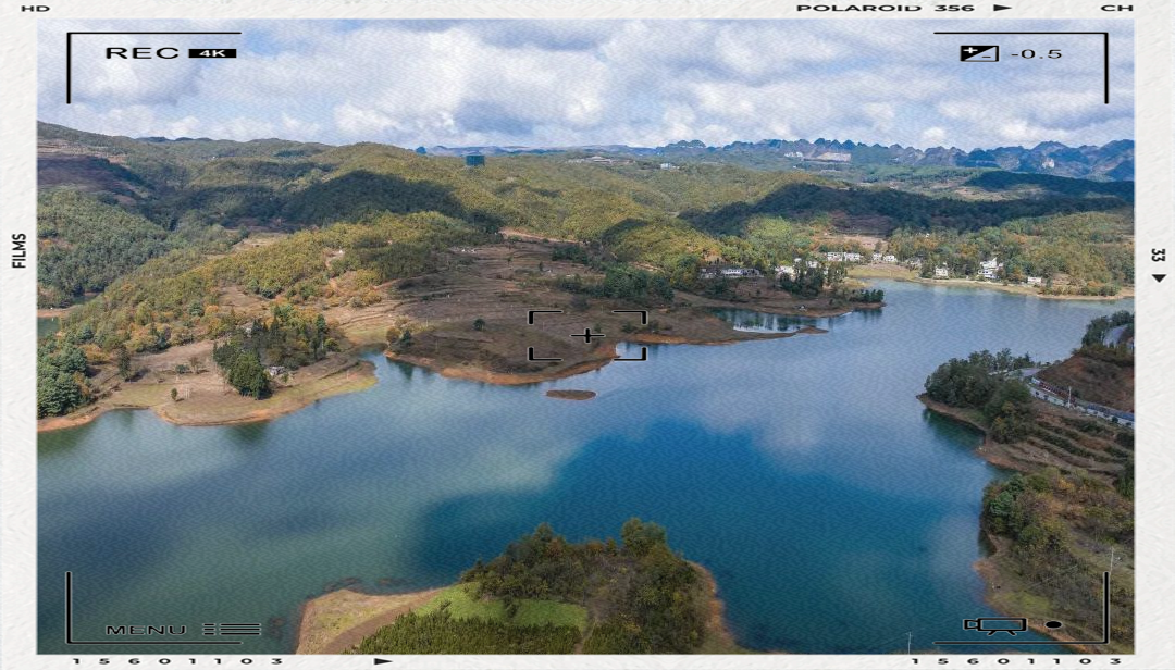 初冬板桥水库的诗意秋色