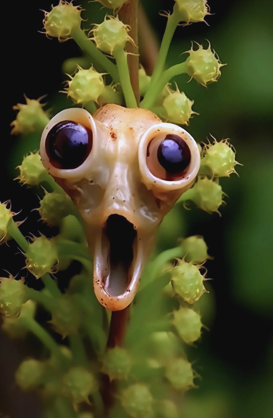 骷髅花:惊艳无比的盛开与恐怖的枯萎,生命的奇迹与感悟