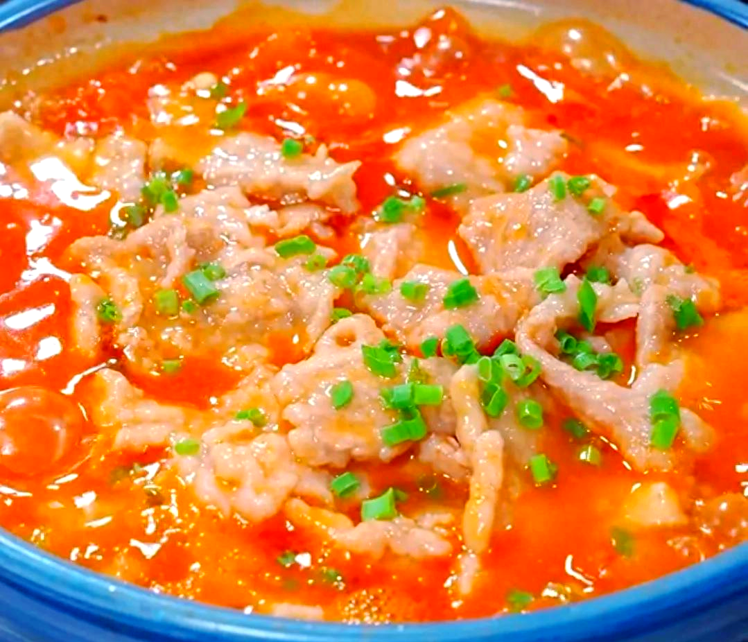 在家自制美味滑嫩番茄滑肉,简单又实惠