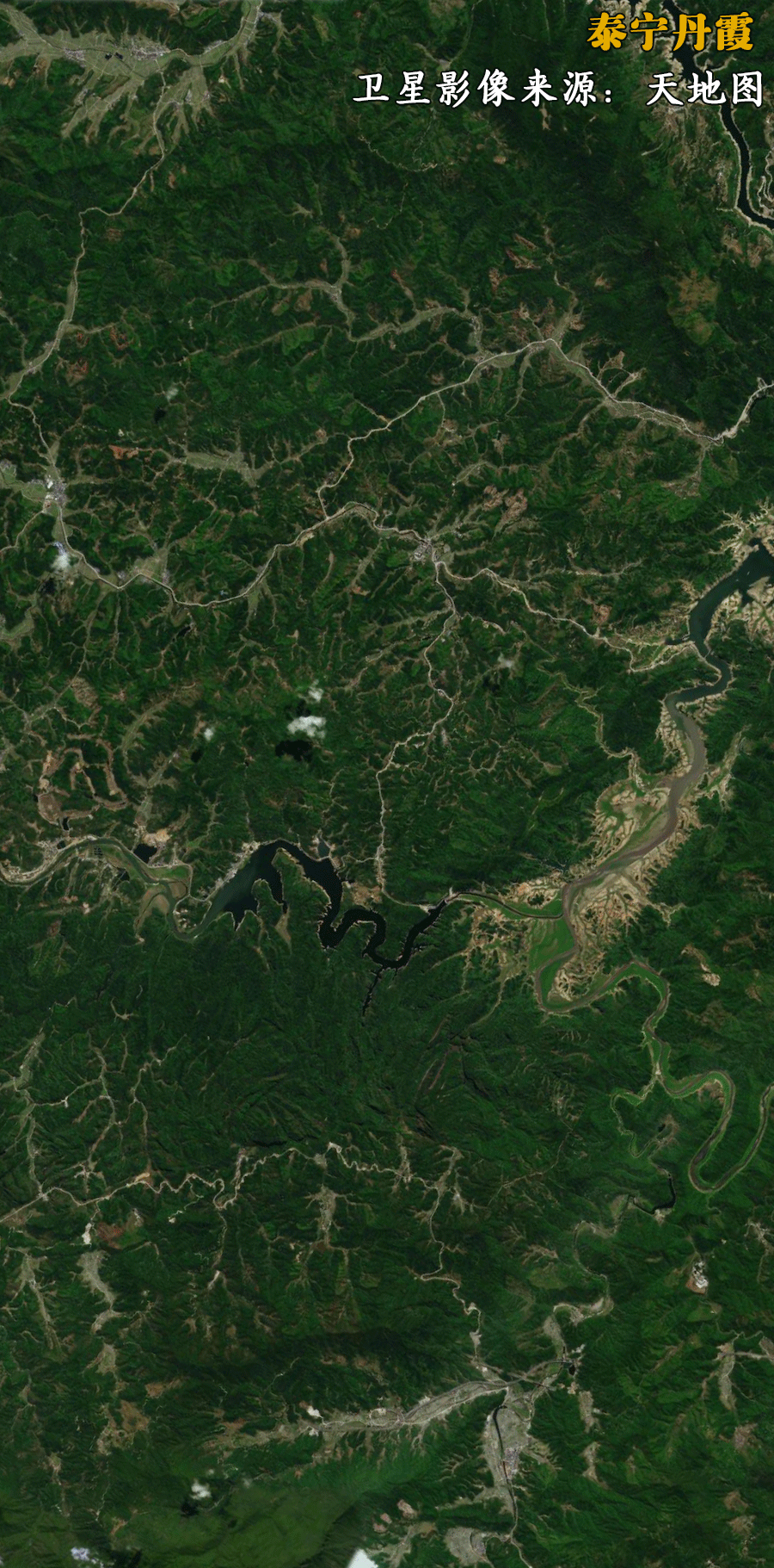 北斗卫星地图看山水图片