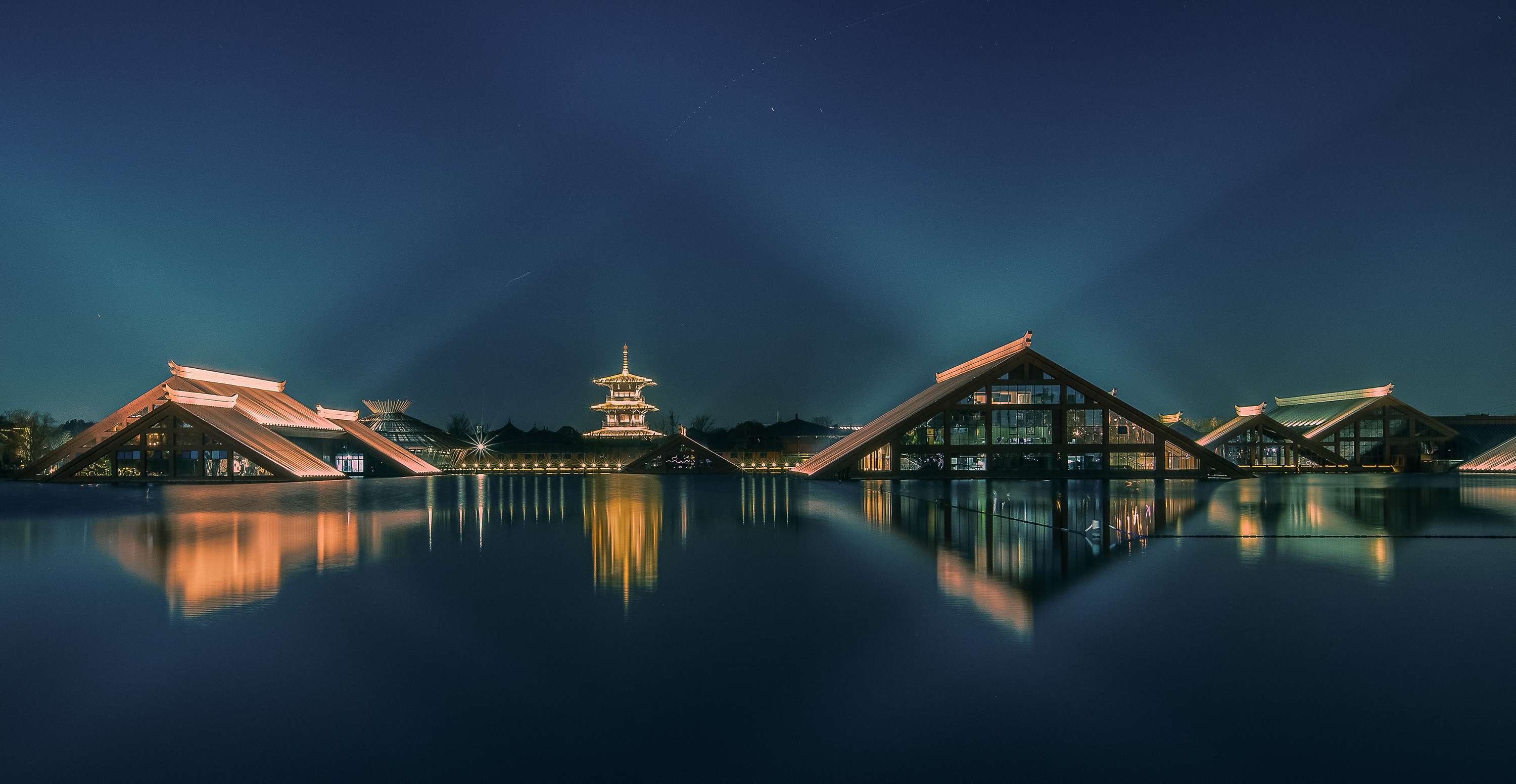 追光逐影:广富林文化遗址公园