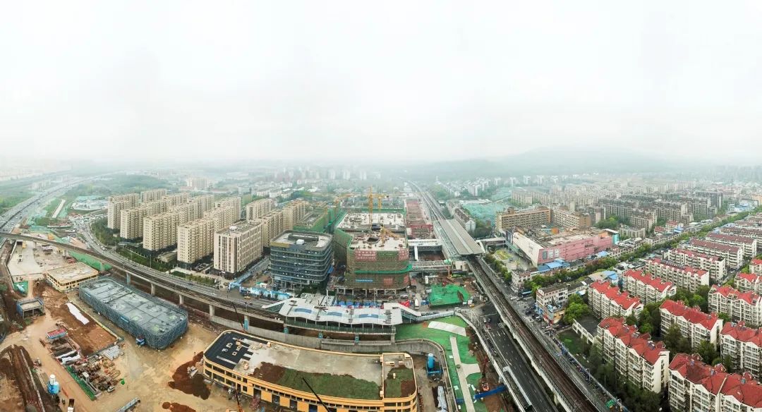 南京城东交通枢纽马群综合换乘中心年底竣工