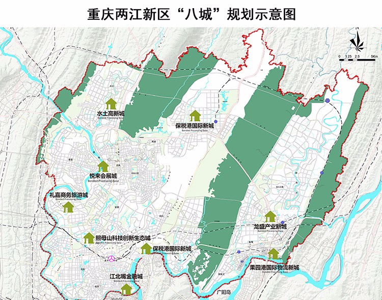 两江新区水土规划图片