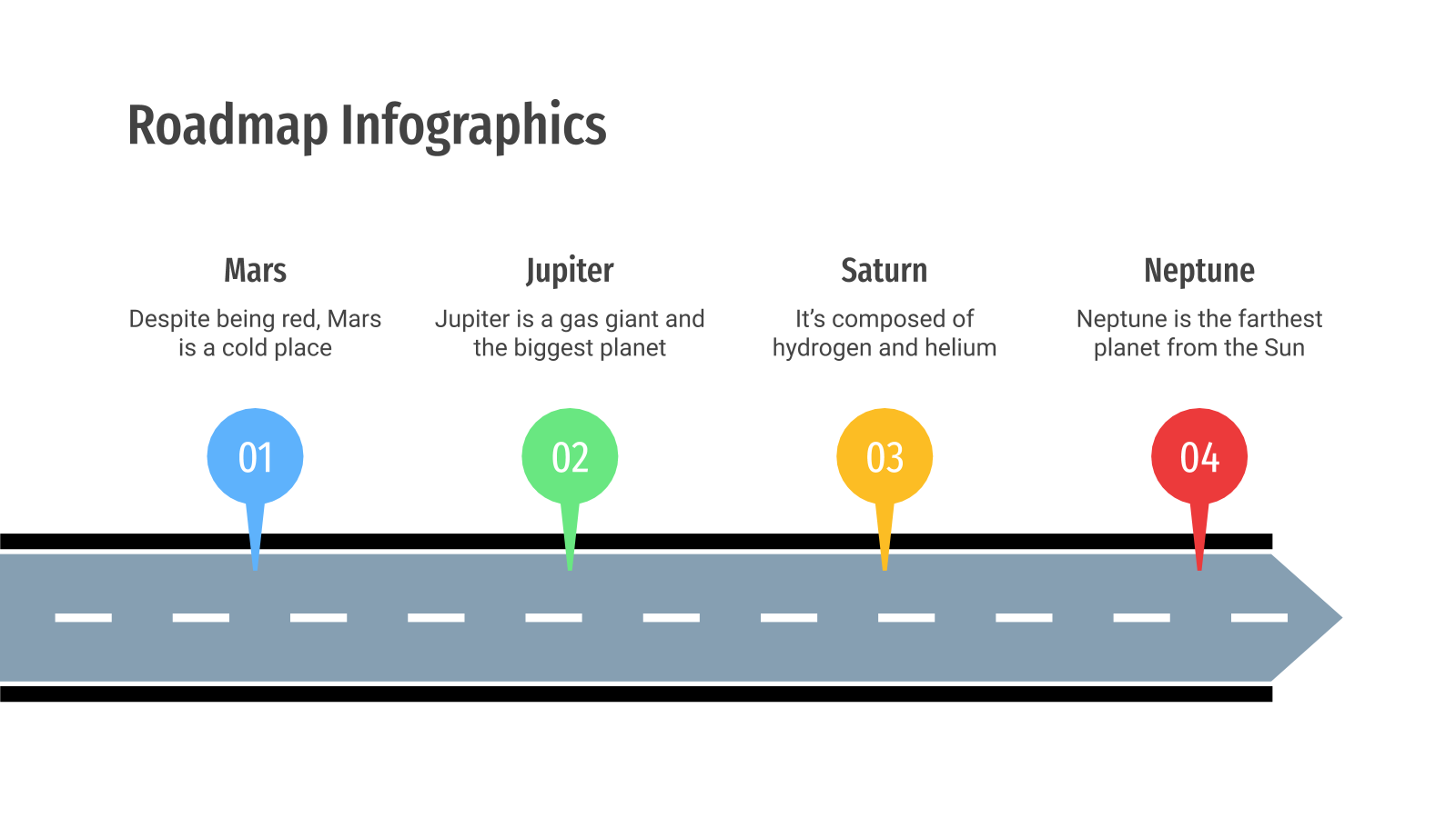 路线图信息图表-图表ppt模版(32页)