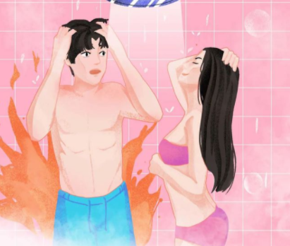 夏天洗澡你站着尿尿了吗?女性站着尿尿对身体有害处吗?