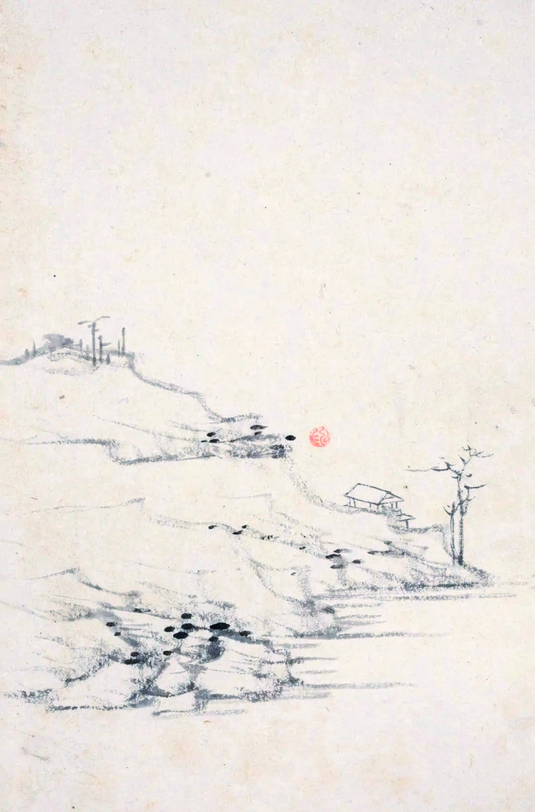 极简山水画:简洁之美,蕴含无尽韵味与深意