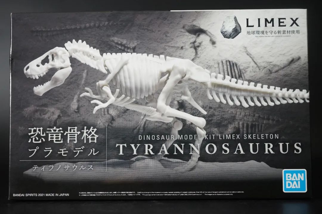 画龙画骨~万代塑料拼装恐龙骨骼化石模型