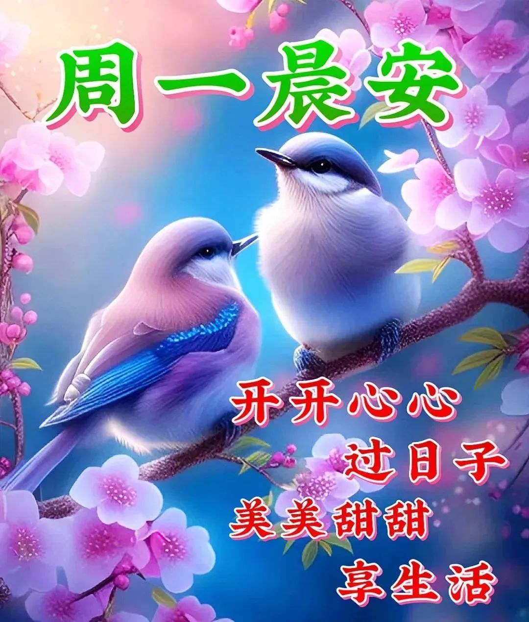 7月10日周一早上好,好看祝福图片带字