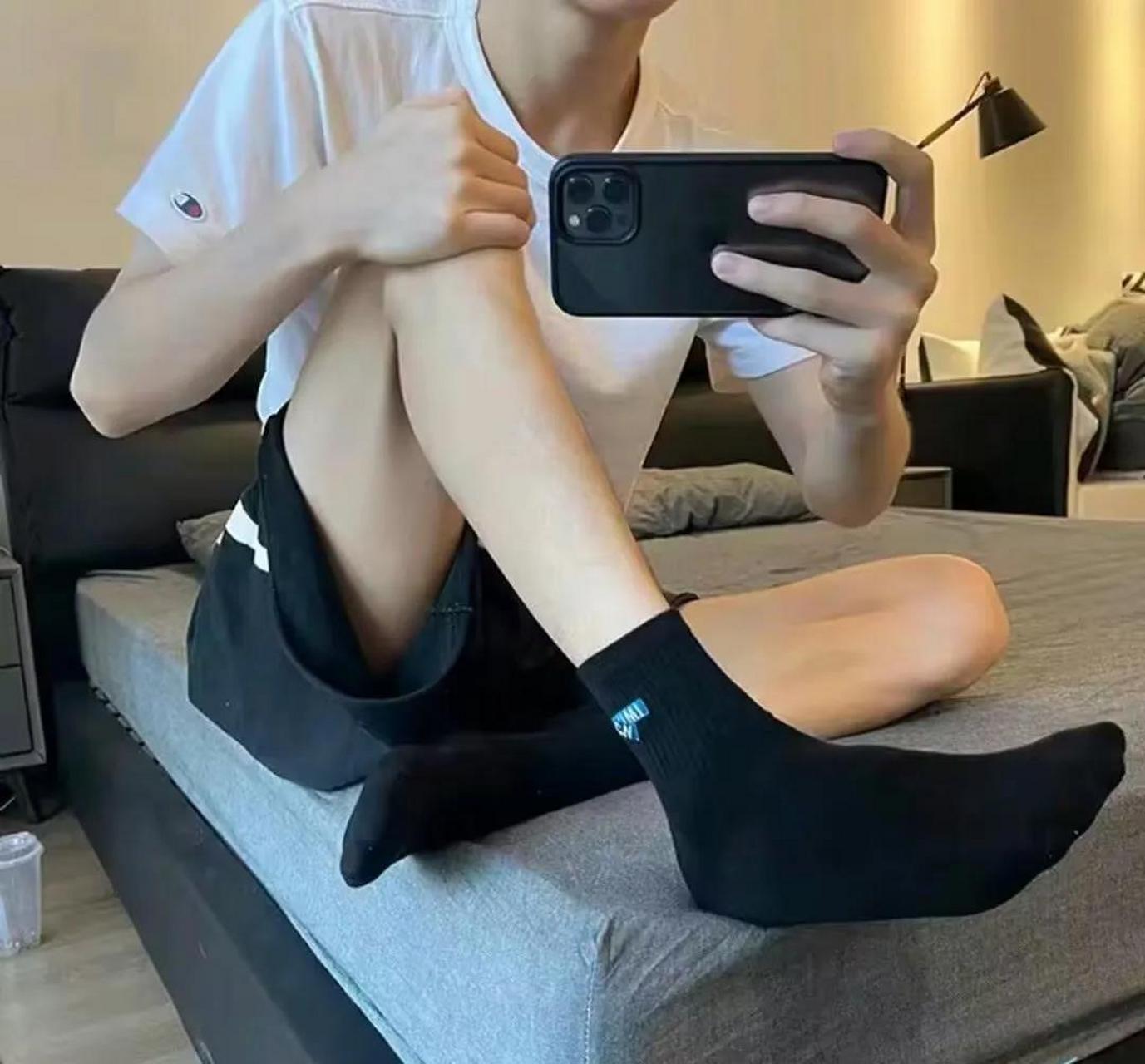 穿白袜,晒脚照,喜欢男孩,爱帅哥