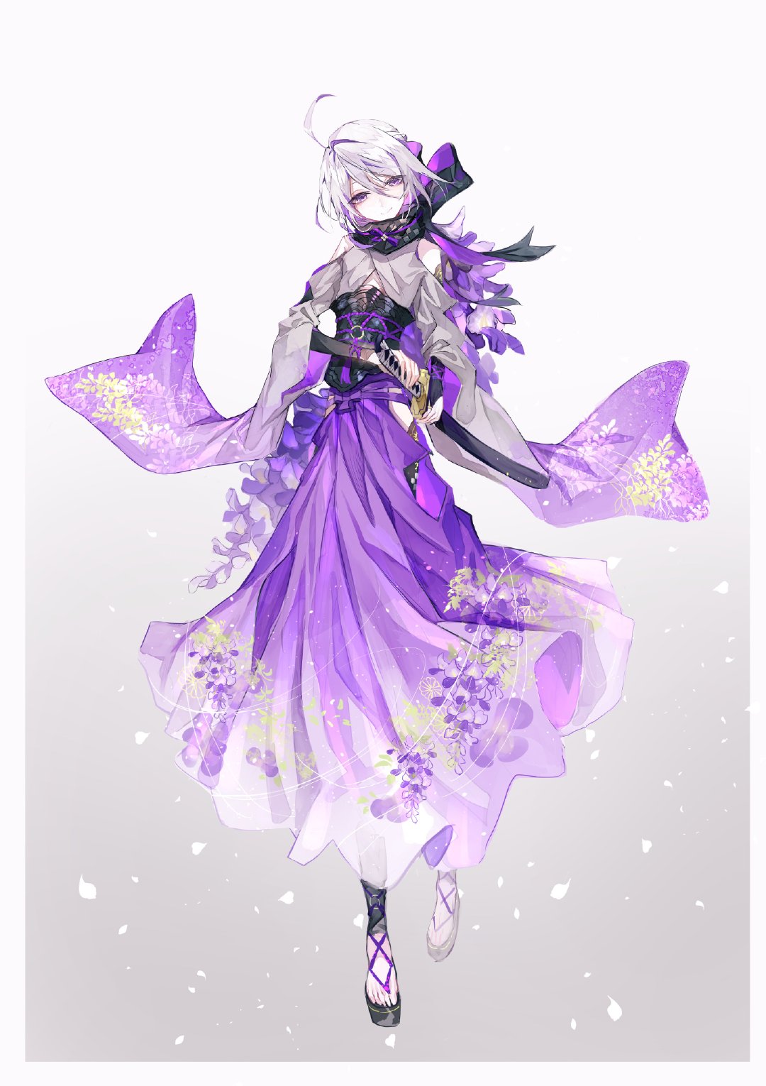 华丽炫酷的画风,略显诡异的氛围,一组暗黑系的病娇少年人物插画