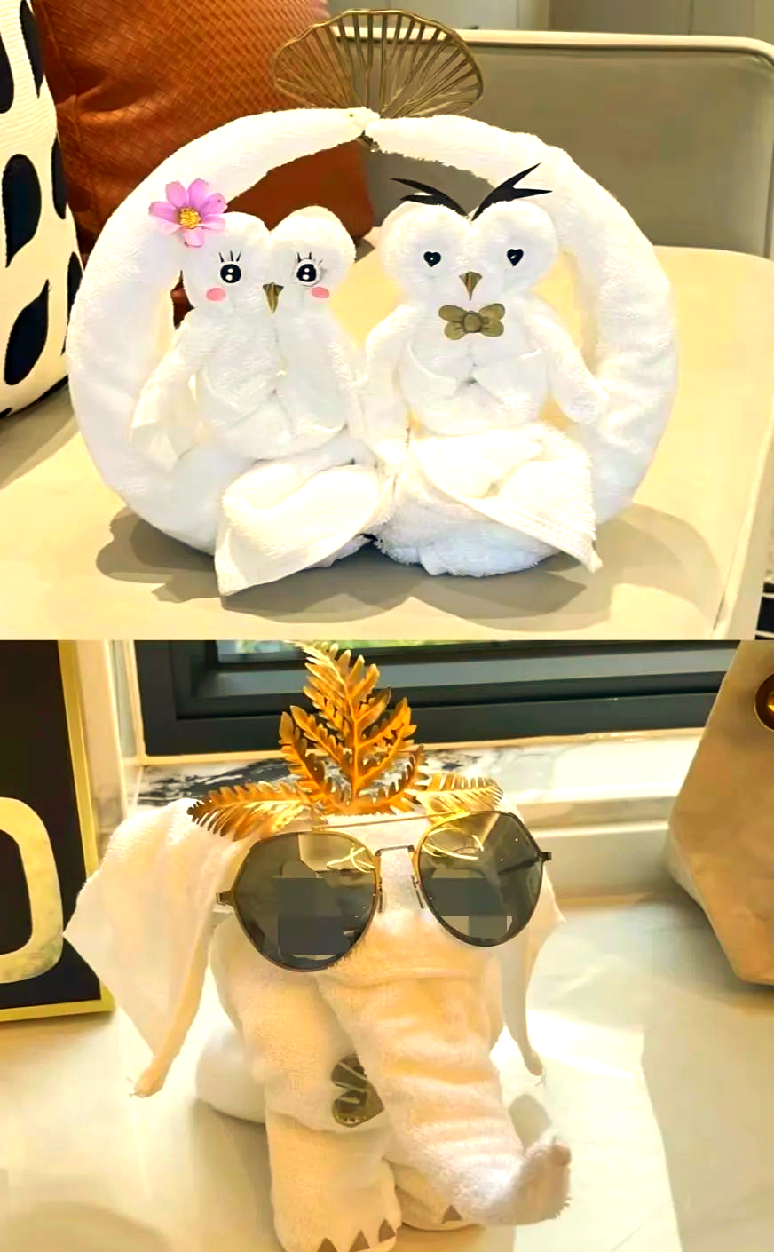 我们常常见到的,是那方方正正,摆放整齐的毛巾