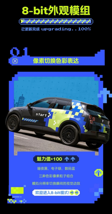 限量333台！蔚来萤火虫纯电小车像素玩家特别版上市：13.58万元