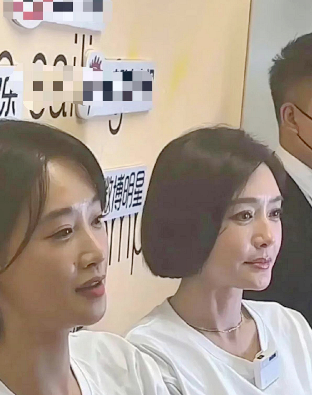 蓝盈莹和秦岚的定妆照同框