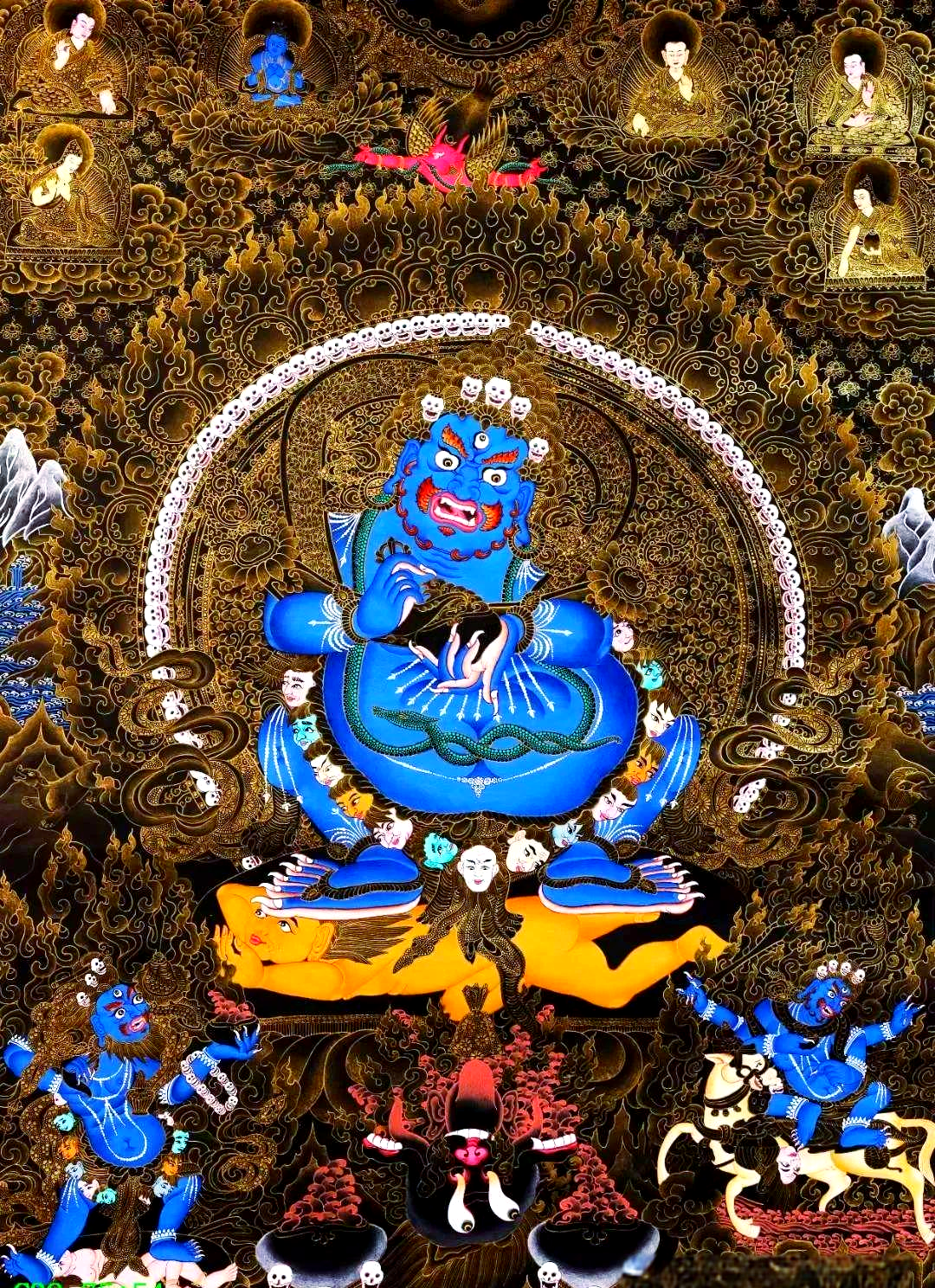 藏传佛教中的多样大黑天形象