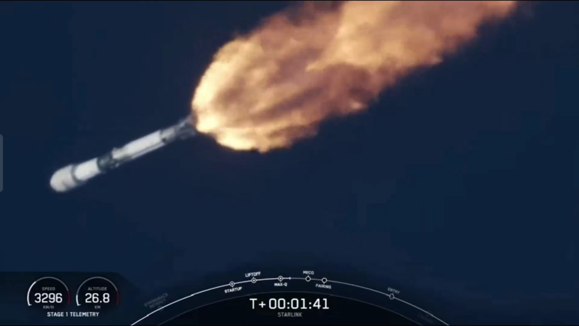 美国SpaceX猎鹰9火箭又发射49颗星链卫星