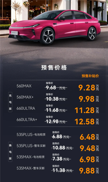 大空间越级纯电家轿！北汽极狐S3开启预售：6.48万元起