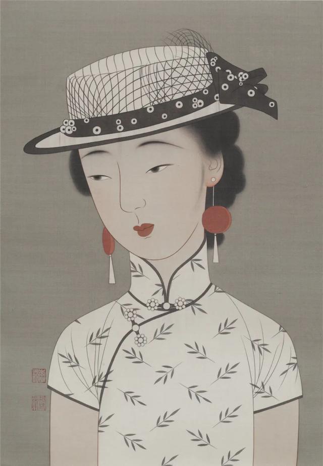 李晶工笔画家图片