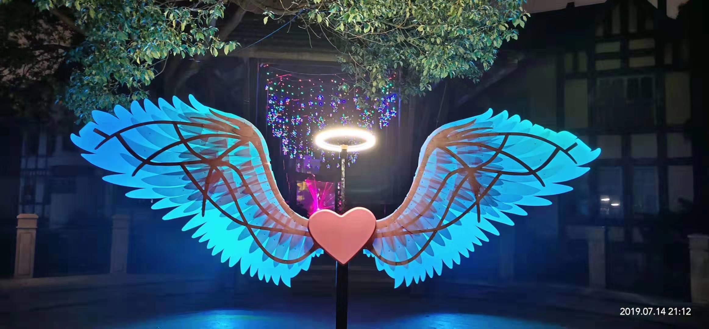 网红道具 互动美陈 天使的翅膀