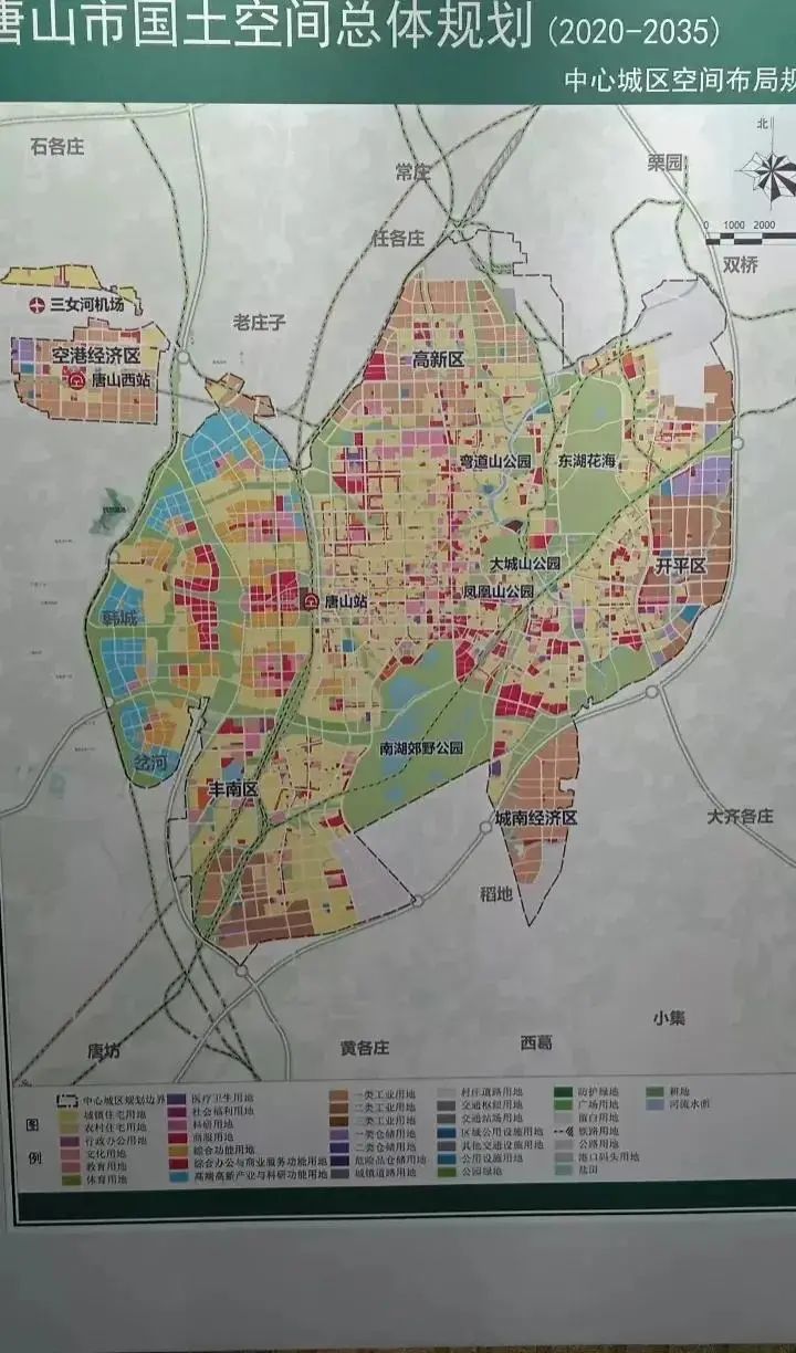 唐山新城地图图片