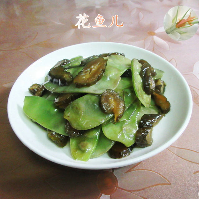 酱瓜炒扁豆,简单易做,鲜香下饭