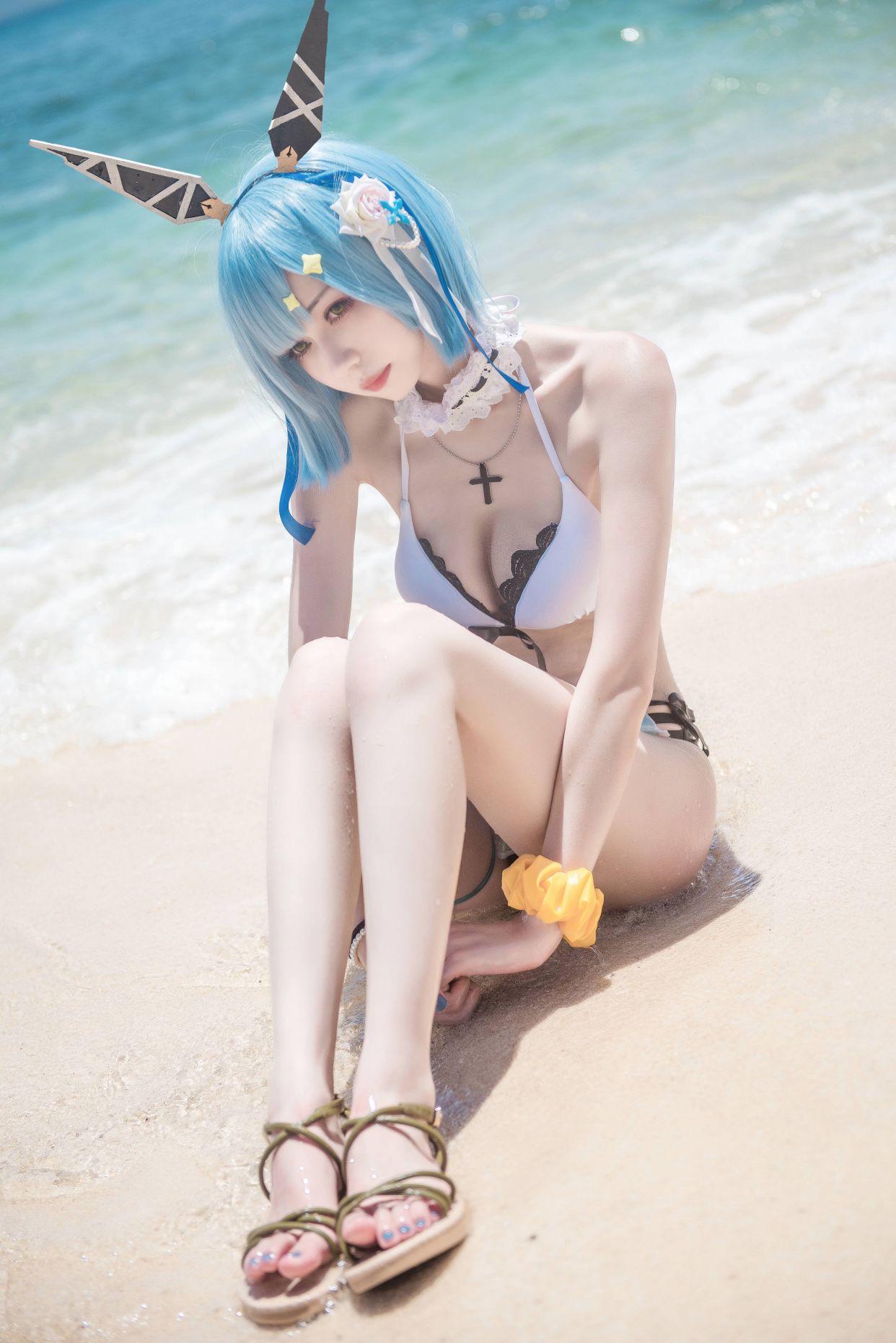 荒島-碧藍航線加斯科涅 cosplay 角色扮演寫真攝影圖片