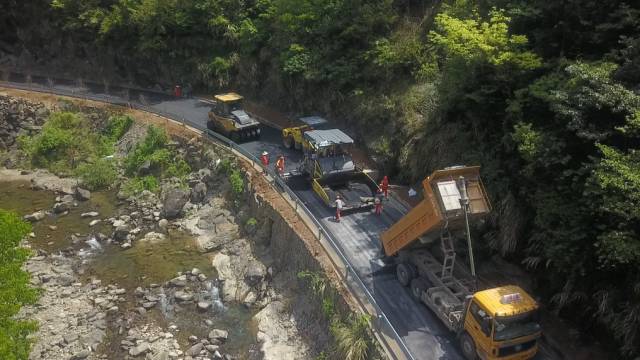 在四好農村路上看見金華鄉村走向共同富裕磐安縣盤峰鄉四好農村路帶來