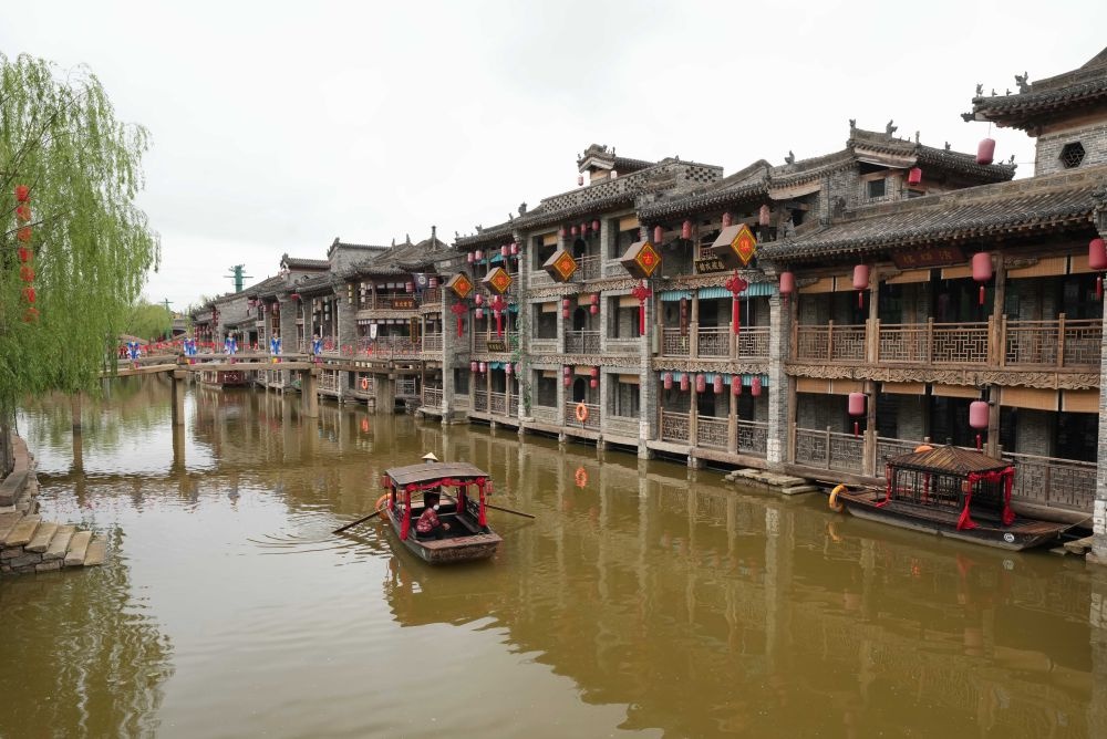 新華社|河北石家莊:龍泉古鎮雨後景色怡人