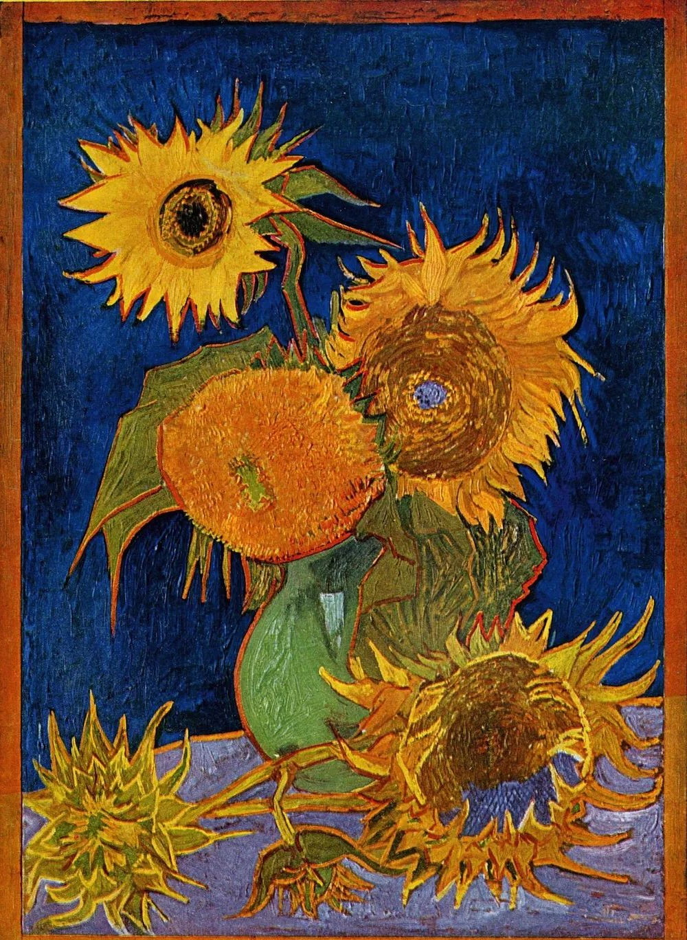 梵高《向日葵》系列绘画高清图片精选