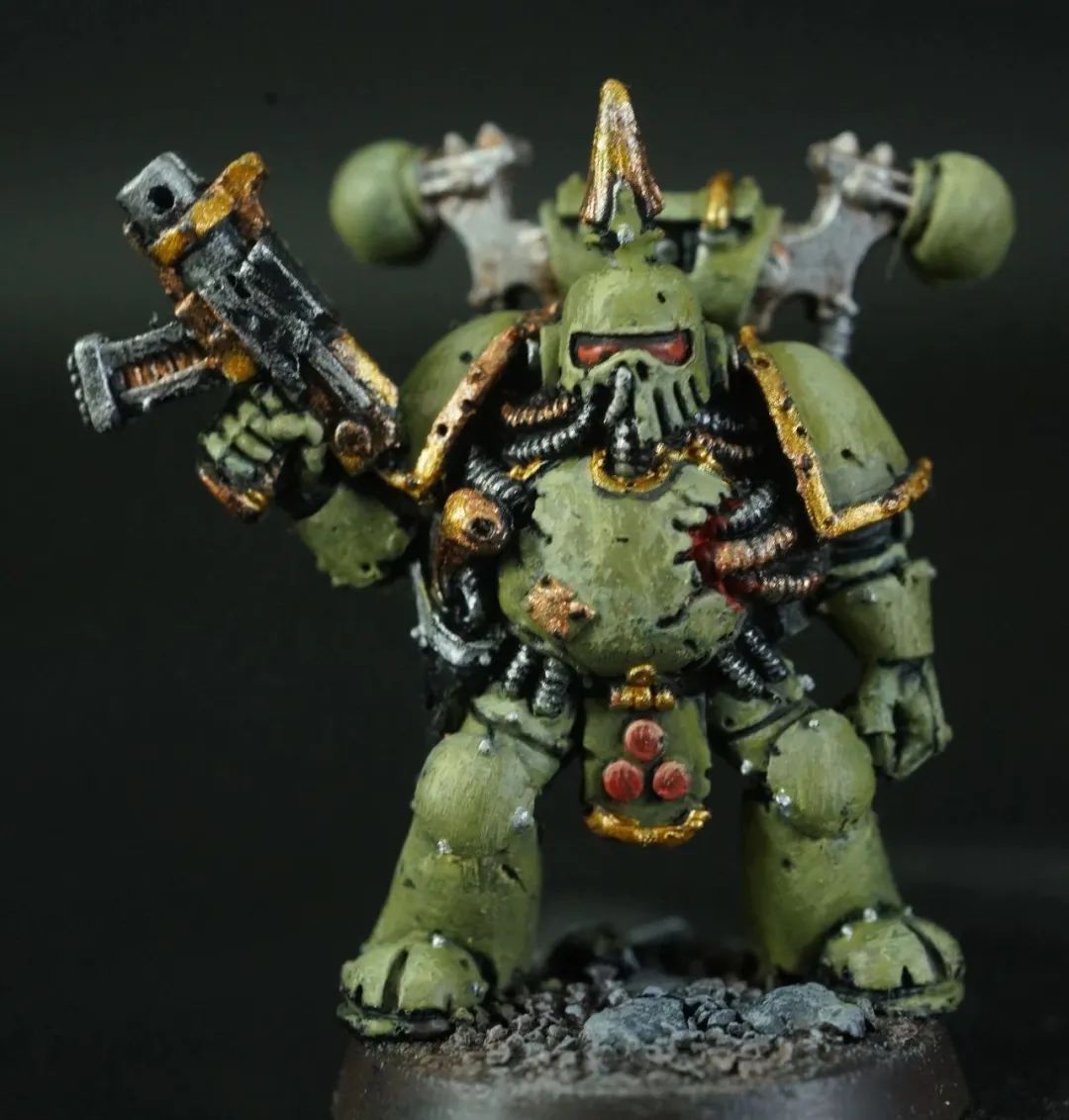 早期战锤40k混沌星际战士微缩模型回顾