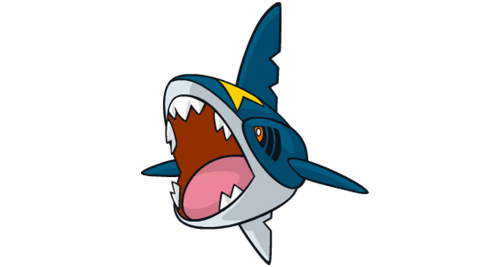 《宝可梦:剑/盾》铠之孤岛巨牙鲨图鉴