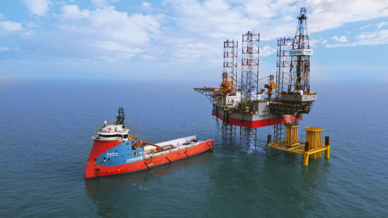 中海油服首艘自动化环境保护处置方案工作船启动作业