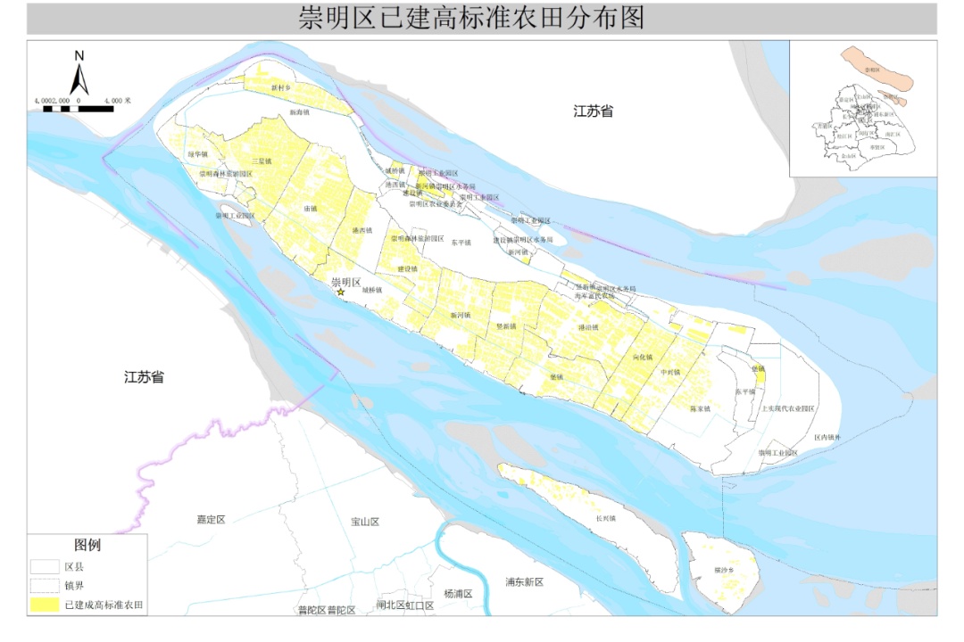 崇明地图高清版大地图图片