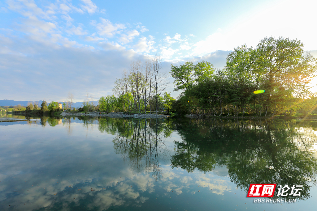 美图来袭!在麻阳锦江河看蓝天碧水高颜值