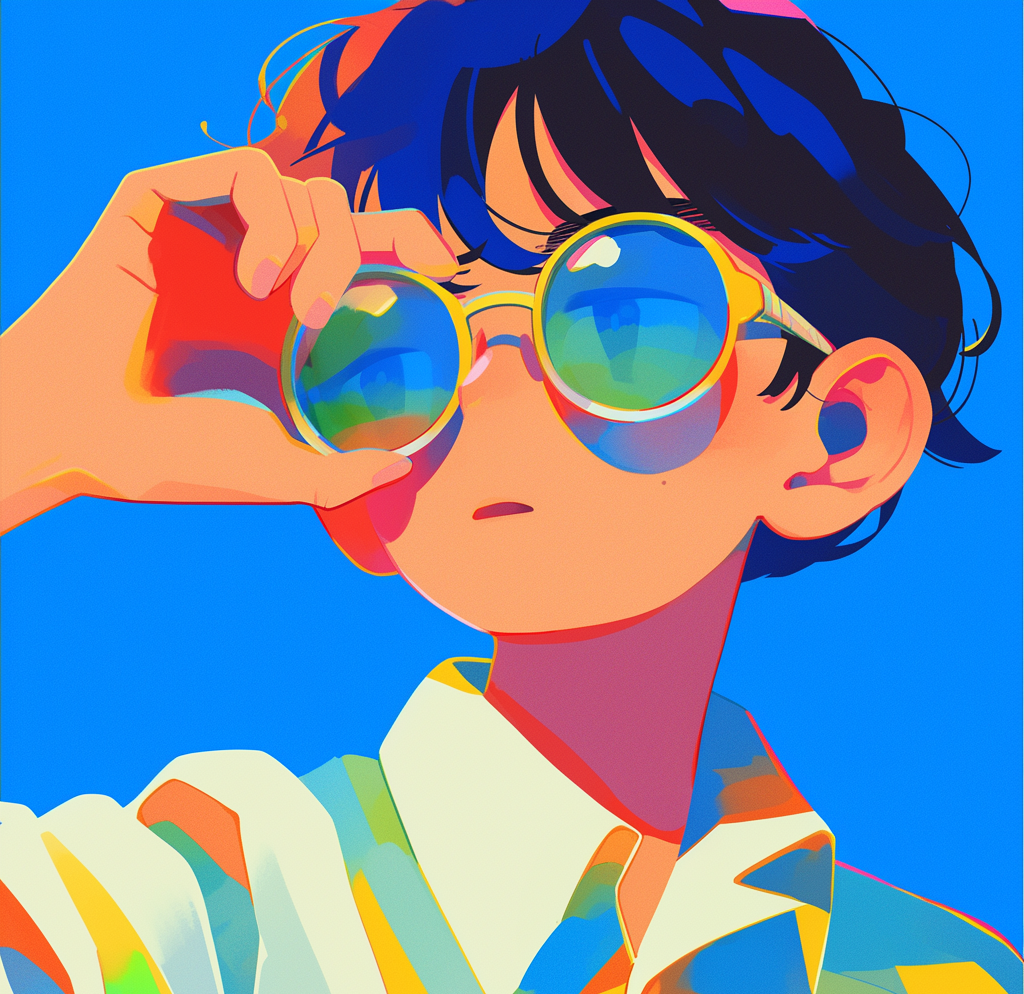 高级简约蓝色系wechat头像精选