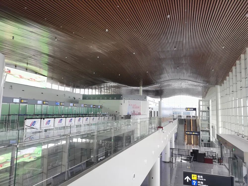 绵阳南郊机场t2航站楼基本建成