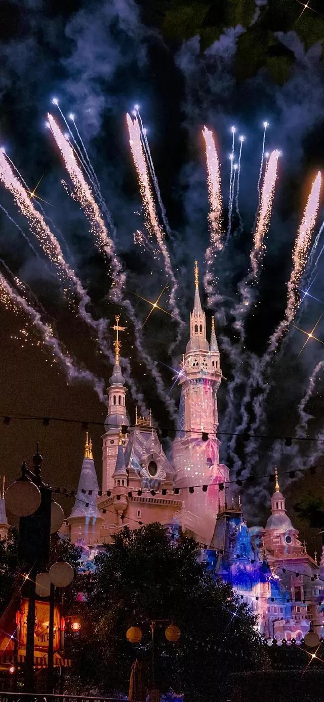 壁纸|心动不已的迪士尼烟花壁纸