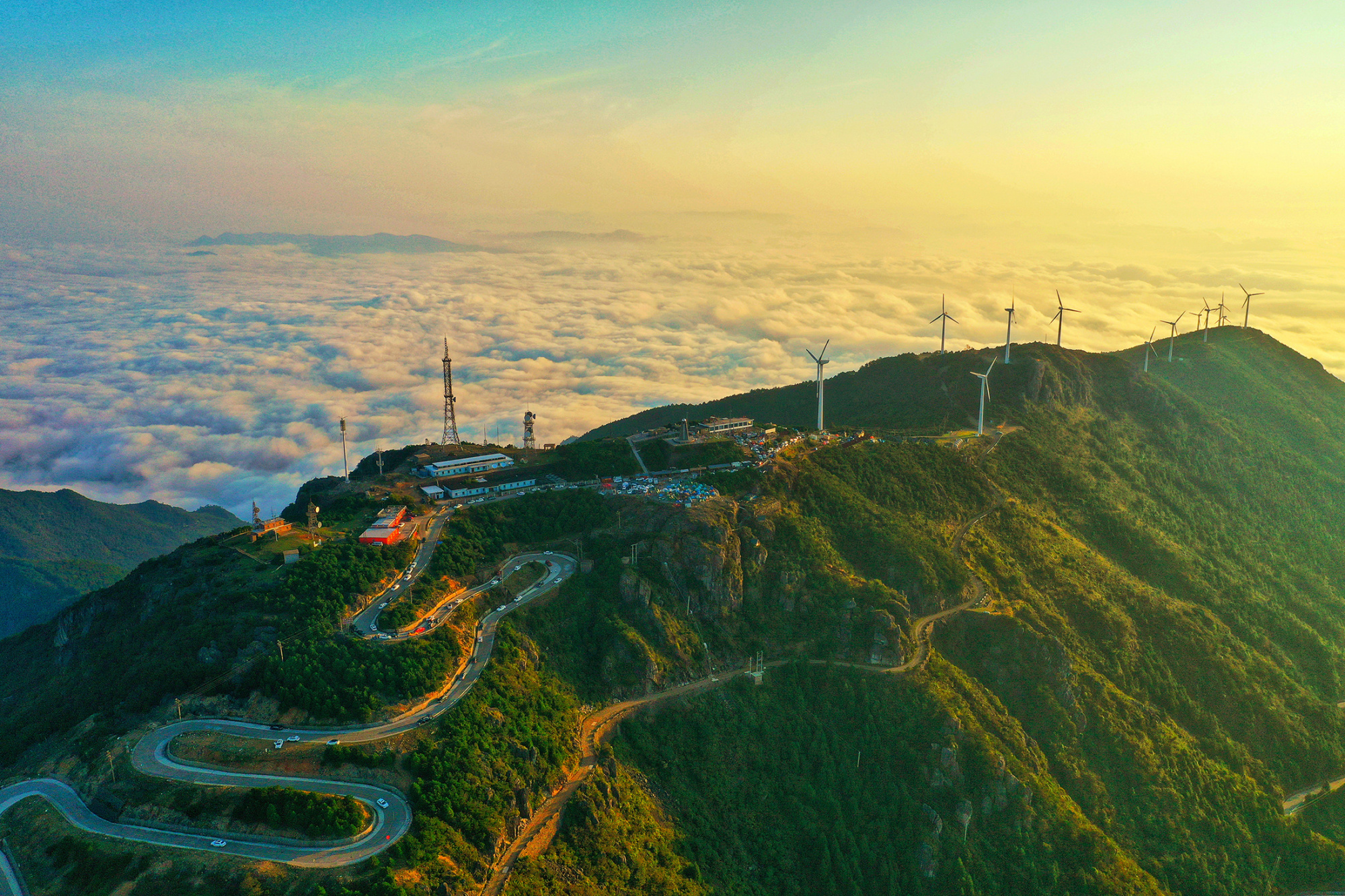 台州括苍山:云卷云舒 仰望星空 迎接第一缕曙光
