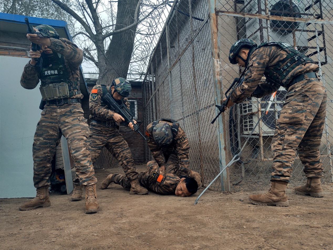 北京武警训练图片