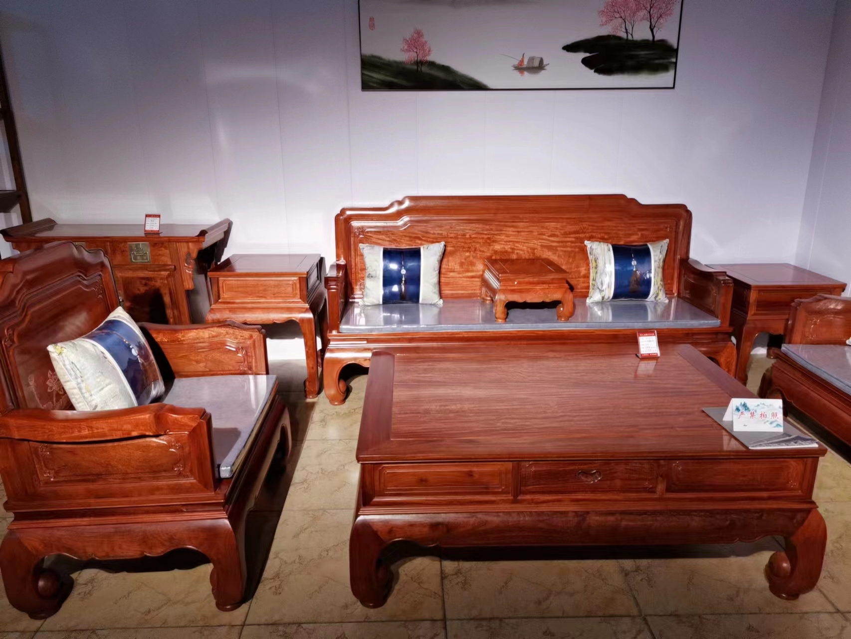 济宁新中式红木沙发,拥有传统文化的韵味