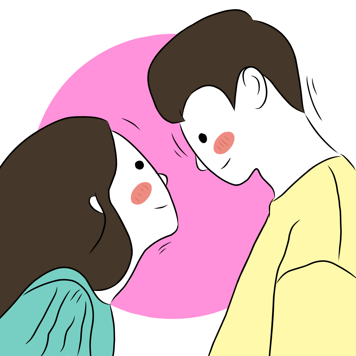 心心相印,相濡以沫,这是爱情中最奇妙的默契与感动!