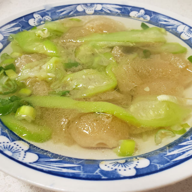 竹荪丝瓜汤,清淡又营养的汤品