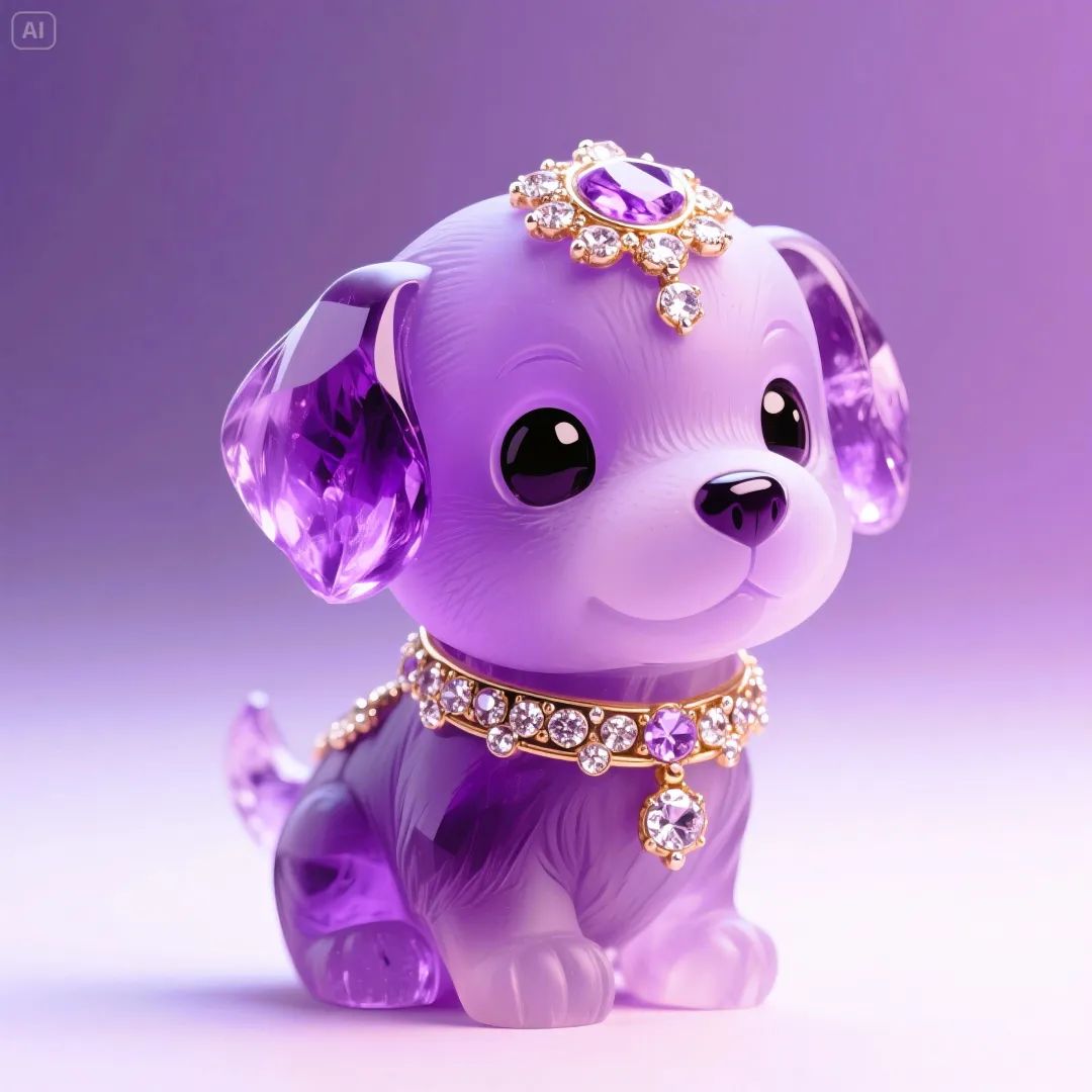 最华丽干净的紫色十二生肖头像