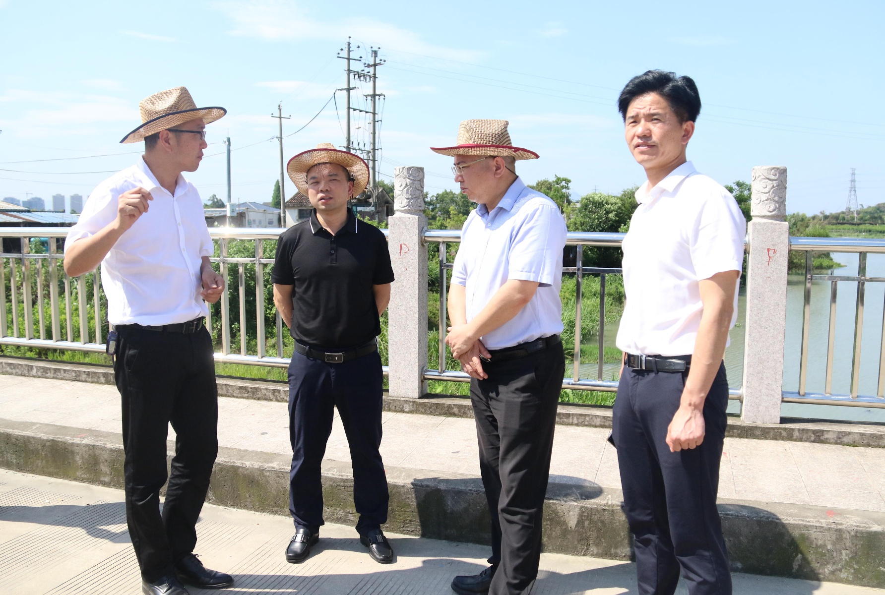 苍南县委常委陈久喜督查水旱灾害防御工作