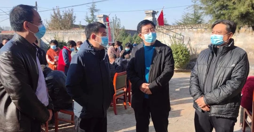 县委常委,统战部长杨文明到王庄镇调研指导灾后重建工作