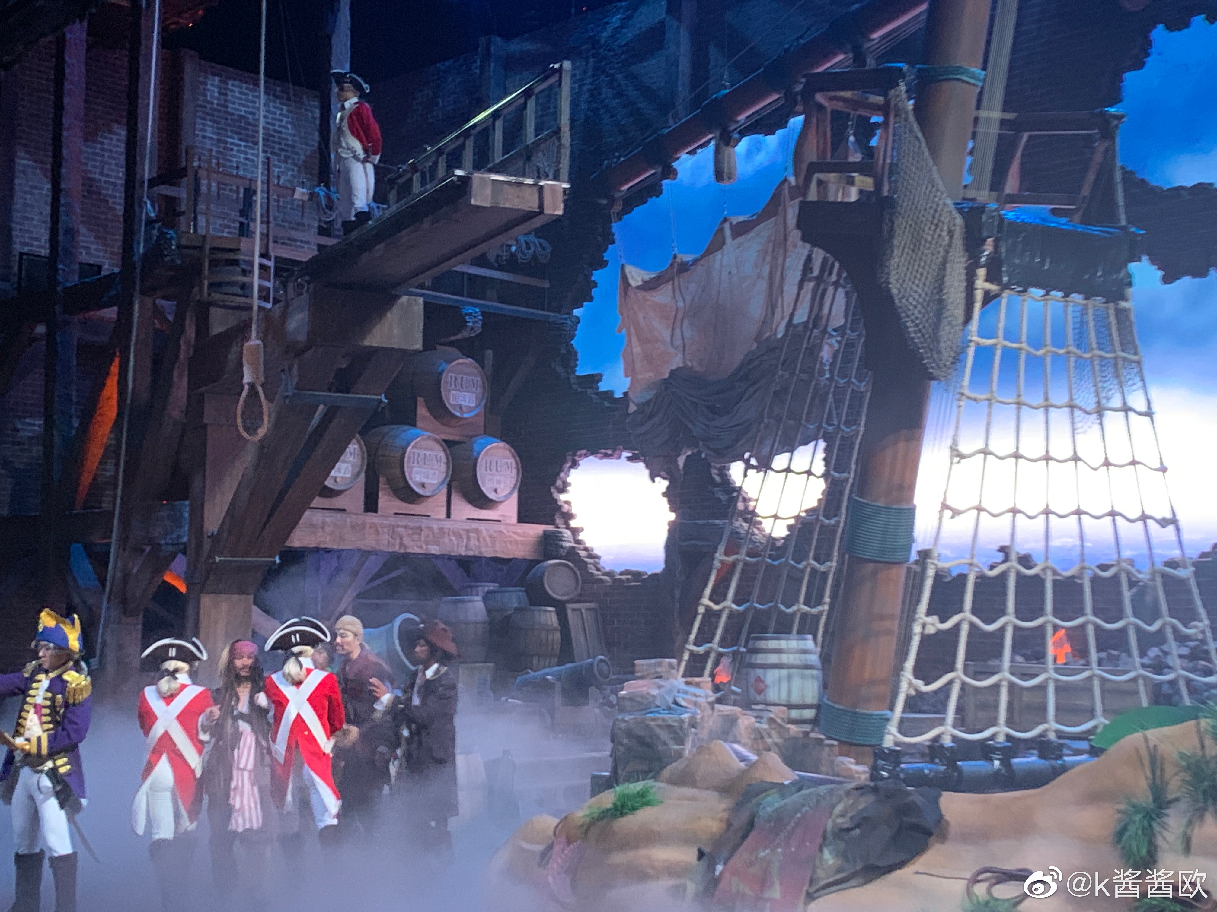 79 "迪士尼-加勒比海盗演出"迪士尼日常 日常 上海迪士